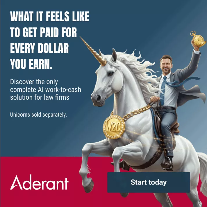 What it feels like to get paid for every dollar you earn. Aderant